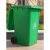 户外垃圾桶240升容量挂车分类带盖商用120小区室外大号环卫箱 100升进口料加厚黑色干垃圾