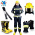 3C认证14款消防服套装五件套17款消防头盔手套腰带消防靴20款包邮 20款3C认证六件套(消防队)