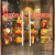 千惠侬汉堡店玻璃门贴纸炸鸡加啤酒薯条可乐餐饮店铺广告橱窗装饰墙贴画 MT004H 超小