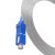 烽火(FiberHome)光纤跳线 SC-SC 10米室内光纤线单模单芯透明隐形跳线