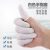 迈恻亦手指套防滑耐磨美容护手橡胶乳胶电子工业无尘一次性手指套 米白色防滑M码250克约280只