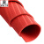 洛楚 绝缘橡胶板10mm红色条纹1米x2.5米 配电房绝缘橡胶垫 高压绝缘垫配电室绝缘板
