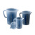 量杯 加厚蓝色刻度量杯 带盖量杯 耐酸碱 厨房烘焙量杯 塑料量杯 1000ml无盖