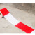 新疆西藏专链钢管用红白贴纸剪刀撑外架钢管专用免漆贴钢管警示贴 红白200米