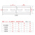 电气安装导轨35mm标准C45钢轨配电箱元件U形铝卡槽DIN卡固德力西 卡固钢轨 1米 截断
