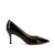 菲拉格慕（Ferragamo）女士漆皮蝴蝶结细跟高跟鞋0539520 黑色 37.5