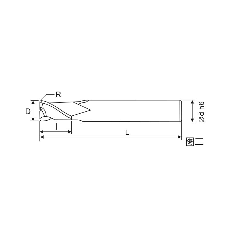 刃天行立铣刀THM4120R05-075S12 4高硬加工4刃 直柄R型圆鼻铣刀 台湾生产  订制品
