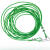 安达通 钢丝绳 户外楼顶室内挂晒被子神器晾衣架绿色包塑钢丝绳套装 6mm粗7米长（全套配件包） 