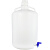 优质塑料放水桶5升10升25升塑料龙头瓶 HDPE放水瓶 下口瓶耐酸碱 PP可高温灭菌 10L（美式白盖）