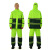 安达通 反光雨衣 环卫绿色清洁分体防暴雨劳保套装工作服