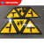 定制订制交通标志牌70三角慢字警示牌限速标牌道路反光标识牌铝板 注意右落石