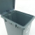 冰禹 BY-7549 分类连体塑料垃圾桶 脚踏脚踩式连体塑料桶垃圾箱 灰色30L其他垃圾