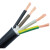电缆RVV4*6平方毫米软护套线芯国标四芯电源线多股软电线 60米黑色