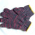 劳保手套 耐磨工作手套棉纱加厚干活防护防滑棉线手套 700克红花版加密
