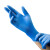 TWTCKYUS清洁专用橡乳胶餐饮级次一次性劳保手套PVC厨房加厚 国产蓝丁晴手套9寸(100只) L