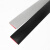 海斯迪克 地板遮缝条压边条 PVC平扣条一字过门槛接缝隙遮挡条自粘压条 (40*3mm)黑色1米 HKA-215