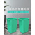 适用于户外玻璃钢铝塑垃圾桶内桶内胆环卫果皮箱公园方形圆形塑料 玻璃钢长方形桶30*33*48