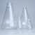 GL45标准瓶口 摇床三角烧瓶实验室摇瓶 高鹏硅玻璃瓶锥形试剂瓶 摇床摇瓶玻璃细胞瓶 培养瓶旋蒸瓶蒸 100ml GL32瓶口