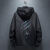 XZAX2022春夏季潮牌大码外套男士运动学生宽松衣服薄款3M反光夹克 单层防晒衣(彩勾)黑 L (100-115斤)