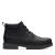 其乐（Clarks）男士工装靴 Rossdale Mid 时尚舒适潮流耐用抓地短靴 Black Leather 39码/US7/24.6cm