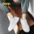 JEEP吉普 男鞋新款夏季休闲鞋子男款运动潮流百搭增高厚底板鞋 白绿 39