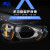 护目镜打磨飞溅防灰尘透明劳保防雾眼镜男女骑行防风沙冲击实验室 罗卡EF32黑框白片 （1付）