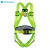 保险高空作业新国标五点式户外电工耐磨安全绳套装安全带带 荧光绿单独安全带