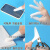 单个手指头手套手指套乳胶大号女用耐磨防磨手脂套麻点成人硅胶工业品 白色均码袋装100个装