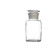 玻璃茶色化学瓶白色广口瓶玻璃瓶磨口瓶药棉瓶酒精瓶磨砂实验室用 60ml茶色大口