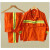 夏季短袖长袖环卫工装道路清洁高速养护反光条工作服套装薄劳保服 001橘黄色长袖款 M
