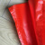 厂家批发红色PE背心袋蔬菜水果手提垃圾袋外卖打包袋 可印刷LOGO定制 65*90特厚4丝20只