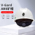 梅思安MSA 工地ABS安全矿帽PVC内衬10220096白色 定制品