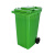舒弗 环卫垃圾桶 加厚户外垃圾桶 240L挂车垃圾桶加厚 军绿色