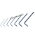 L型内六角扳手1.0 扳手M0.7/0.9/1.3/1.5/2/2.5/3/4MM平头 内六角4MM