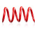ABB 电线 4方单股单芯铜线 PVC绝缘层红色 单位：米