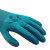 HKNA手套男加厚耐磨工地工作带胶橡胶手套劳保 T575防震防撞特种蓝色一双 L