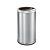 润宏工品 不锈钢垃圾桶 烟蒂柱带烟灰缸 大号半投不锈钢 一个价