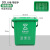 卫洋WYS-2243 提手分类其他垃圾桶 灰色20L带盖有滤篮 厨房残渣桶