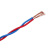 特变电工（TBEA）电线 ZC-RVS2*1.5平方阻燃消防线 双绞软线 花线 电源灯头线 100米 红蓝色