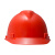 梅思安PE无孔标准一指键红色防撞头盔安全帽1顶+1个双色logo单处定制印字不含车贴编码