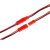 尺越 JST-2P母头/公头 插座对插线连接线  公母插头红黑 5条/包 单位：包 2P公头10cm