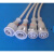 航空插座 防水插头公母对接子母快速连接铜芯电源LED户外线插座JY 2芯线径1.0平方白色/对