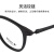 凯迪拉克眼镜框新品潮黑框眼镜架女男配近视散光 护眼平光防蓝光眼镜 C3044D 亮黑色BLK