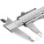 飞权 高精度不锈钢游标卡尺 工业级游标0-150-200-300mm内径卡尺 塑料白色游标卡尺0-150mm  一个价 