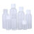 10ml20ml30ml翻盖透明塑料分装瓶液体水剂蝴蝶盖子化妆品分装小瓶 50毫升翻盖瓶方形 白盖