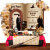 OEMG哈利波特生日布置HP魔法师派对用品装饰背景墙布甜品台海报定制 背景布 1.5*2m+气球链套餐