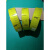 定制液位标尺不干胶刻度贴纸罐体液位刻度标识标签/液位尺标签贴 浅黄色 35mmx1m