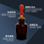 玻璃滴瓶30ml60ml125ml茶滴瓶透明白滴瓶棕色滴瓶玻璃滴瓶滴管红 红皮头（个）
