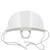 TWTCKYUS透明口罩透气防雾餐饮专用口罩防口水面罩厨房厨师餐厅洒店 白架加高款(双面长久防雾)50只 1