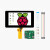 原装树莓派高清显示器 触摸屏 10点触摸电容屏支持树莓派4 透明外壳 官方7cun触摸屏